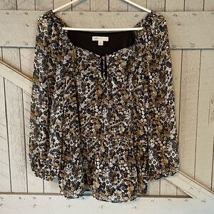 Cato Floral Boho Top size L